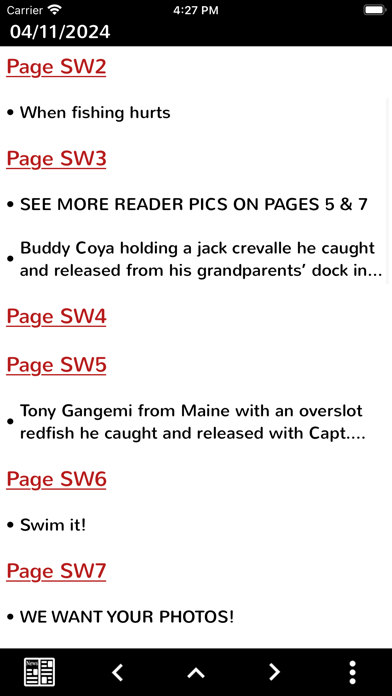 Waterline Weekly Magazine Screenshot