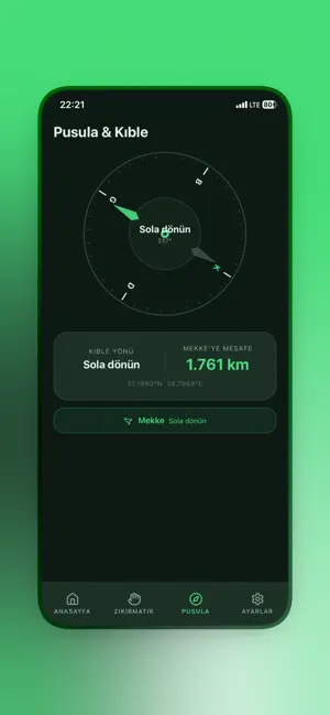 Huzur - Namaz Vakitleri screenshot 2