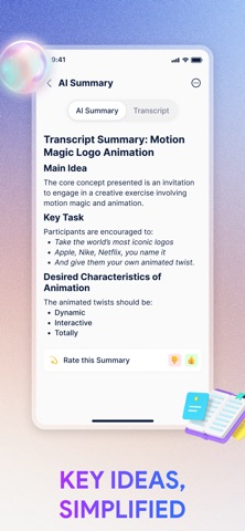 Smart Notes: AI Note-Taker iPhone screenshot