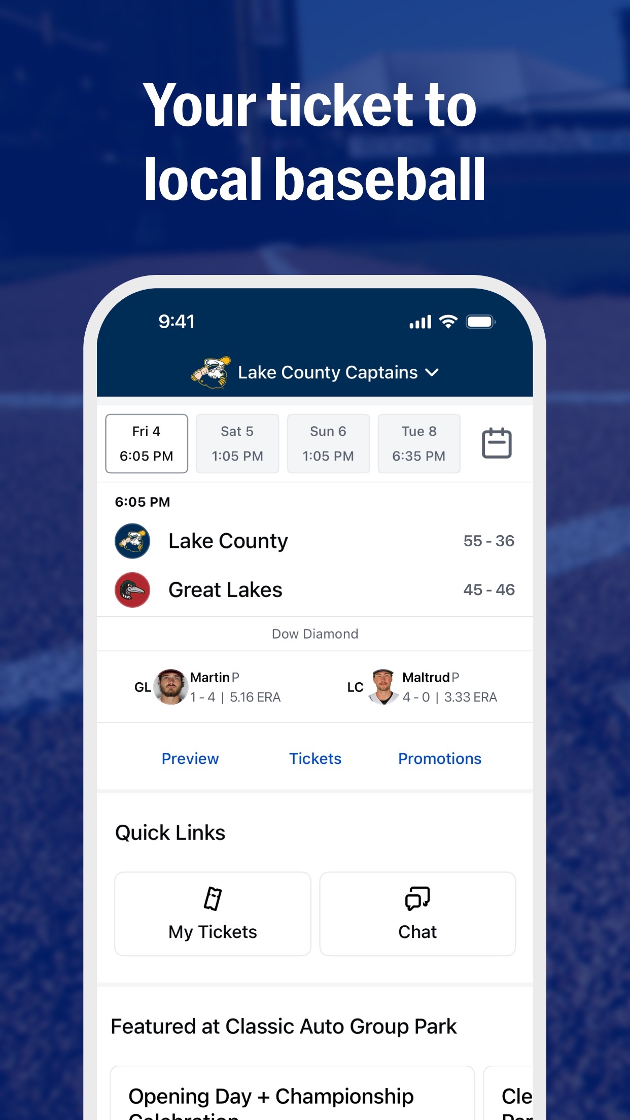 MiLB screenshot 1