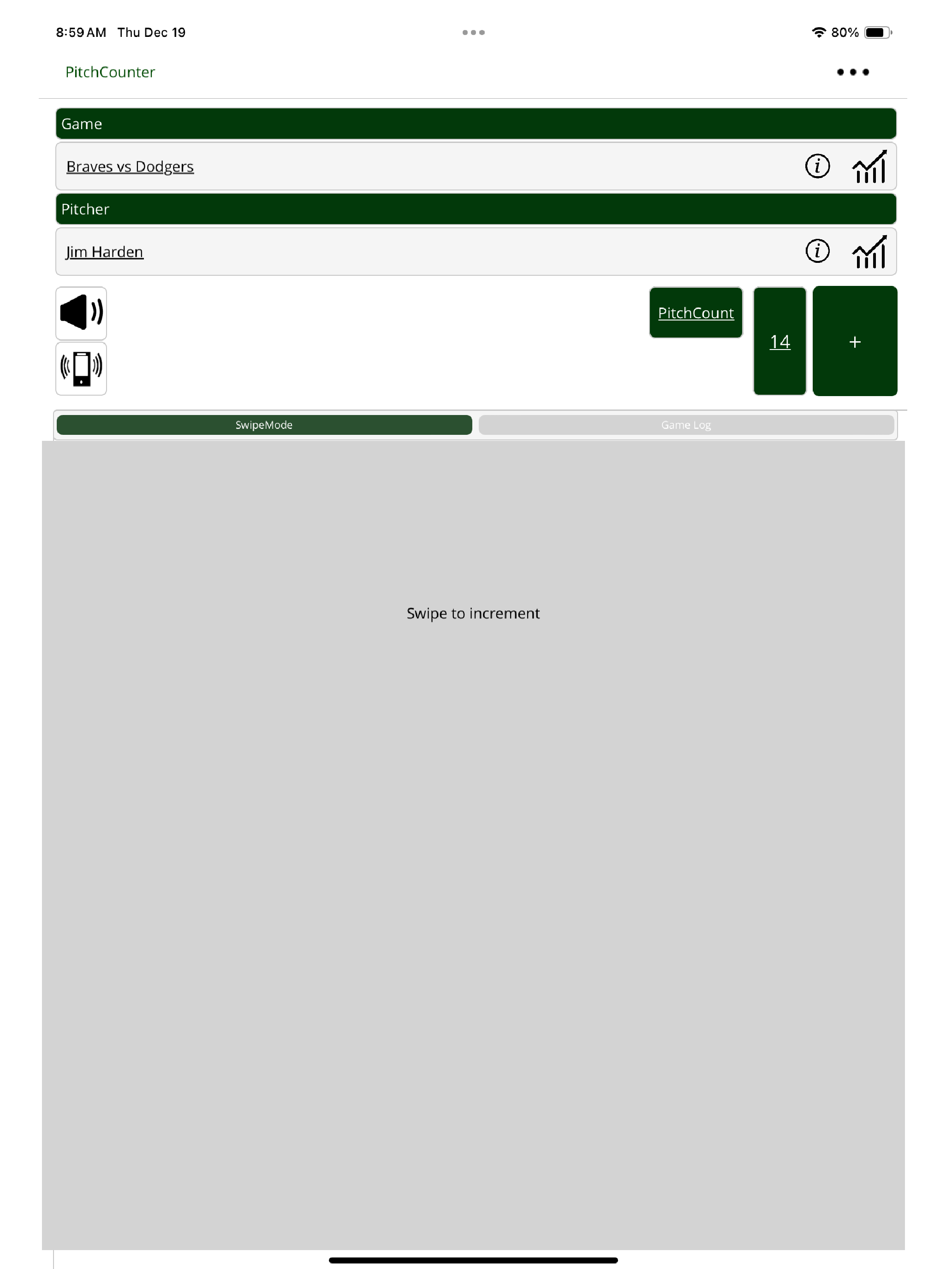 PitchCounter - HardingApps screenshot 9