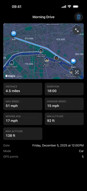 Speedometer GPS Speed Trackers screenshot 3