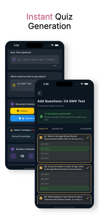 QuizNode AI - Pass Any Test Screenshot 3 of 8