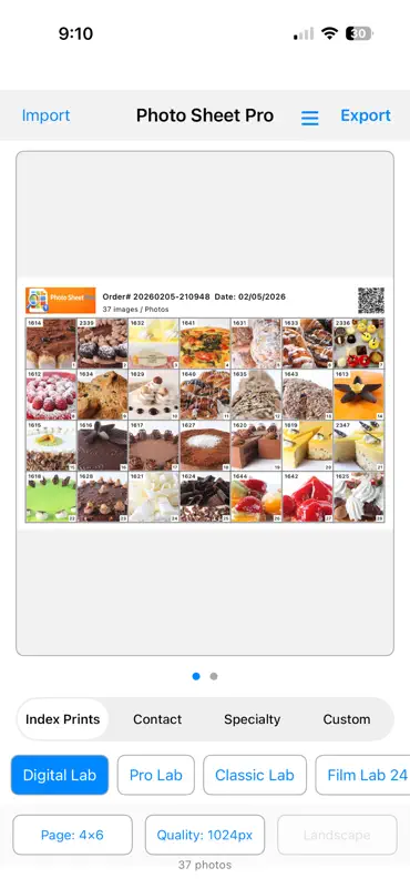 Photo Sheet Pro screenshot 2 of 10