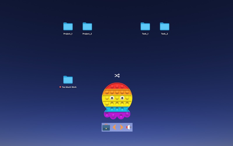 The Desktop Fidgets app screenshot