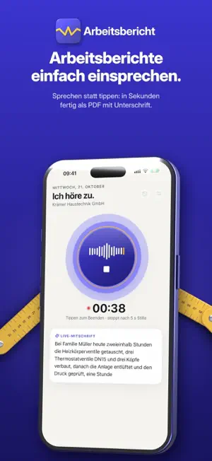 Arbeitsbericht: Work Report screenshot 1