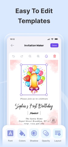 Invitation Maker Card & Design Screenshot 2 of 8