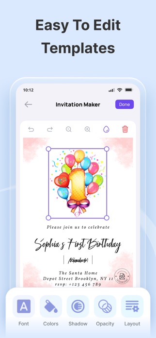 Invitation Maker Card & Design Screenshot 2 of 8