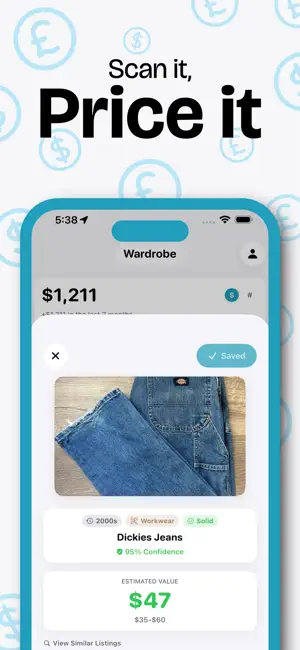 Thrifted: Scan & Price Clothes screenshot 2