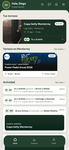 Setly Sports iPhone screenshot 1