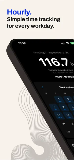 Work Hours Tracker: Hourly screenshot 1