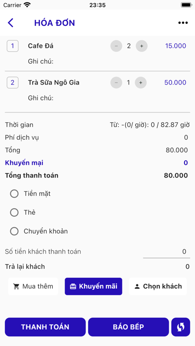 8POS Quản lý bán hàng Screenshot