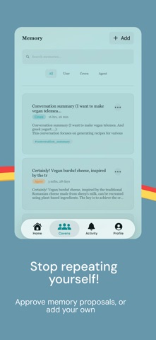 AI Coven: Bring Your Own AI iPhone screenshot