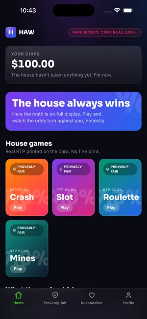 HAW: House Always Wins screenshot 1