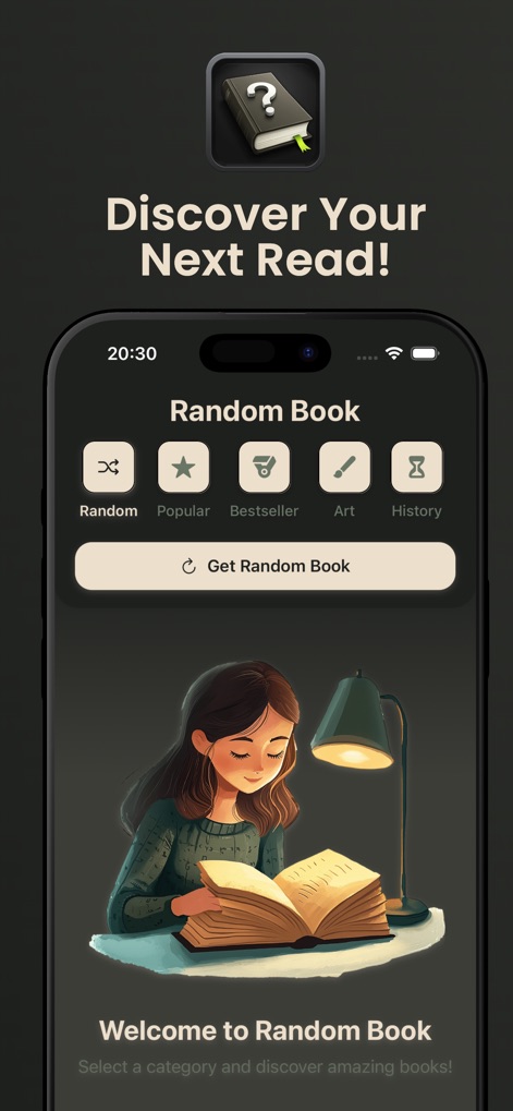 Random Book: Book Picker - Books App | MWM