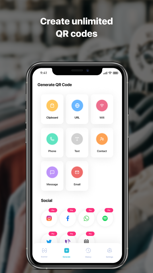 #5. QR Code Reader & Barcode Maker (iOS) Av: Donia aly hamed