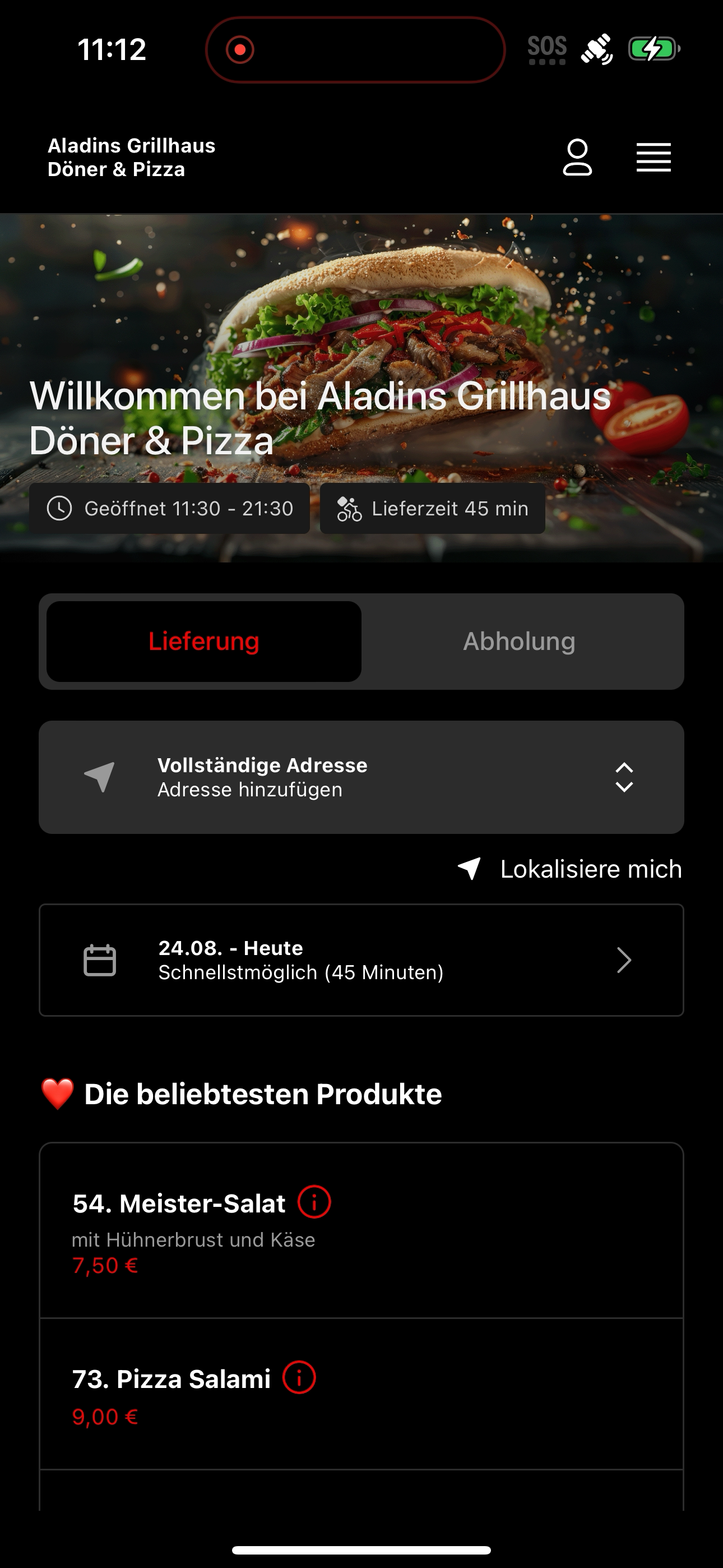Aladins Grillhaus Döner & Pizz screenshot 6