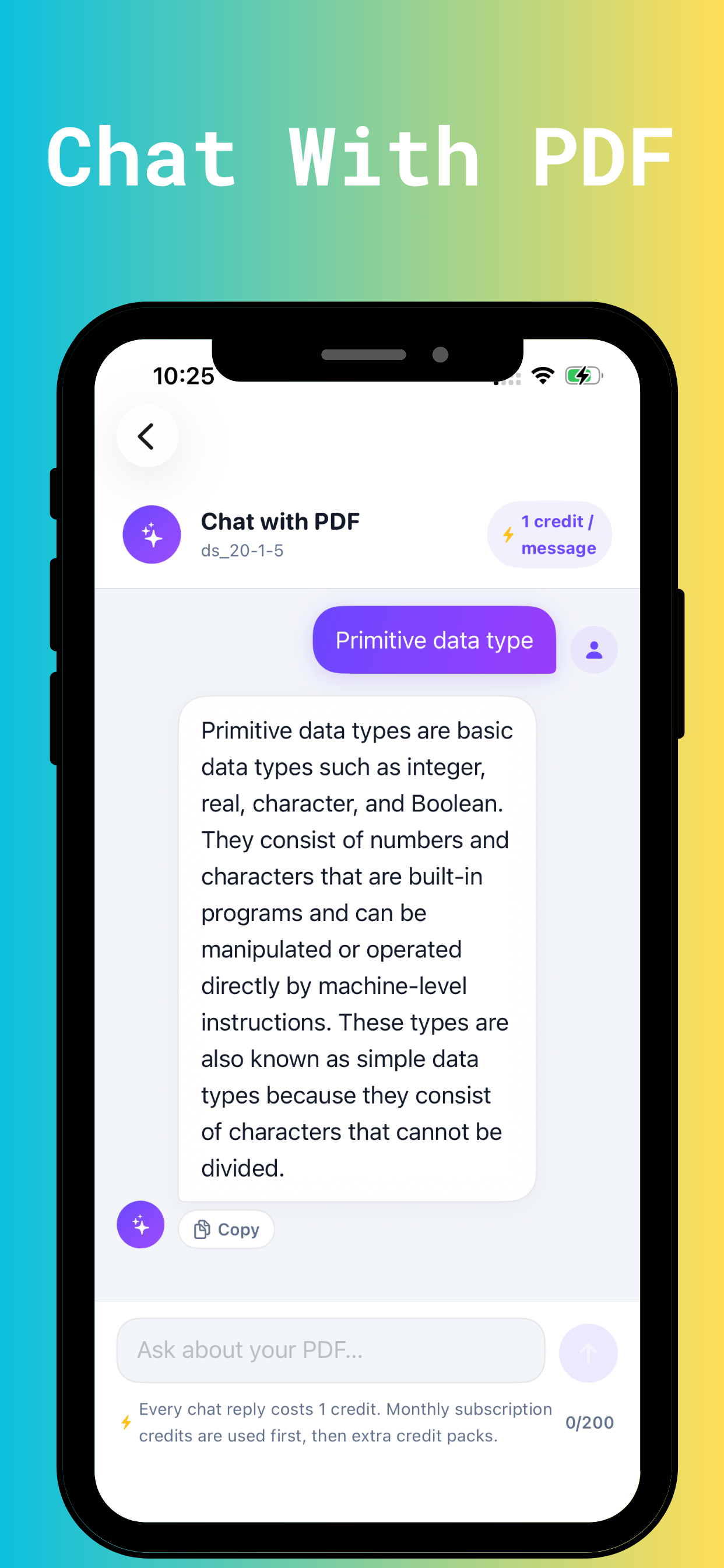 PDF Summarizer - Chat With PDF