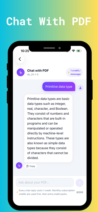 PDF Summarizer - Chat With PDF Screenshot 3 of 6
