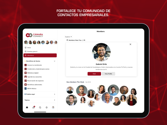 Cámara Connect iPad screenshot 1 - Business app