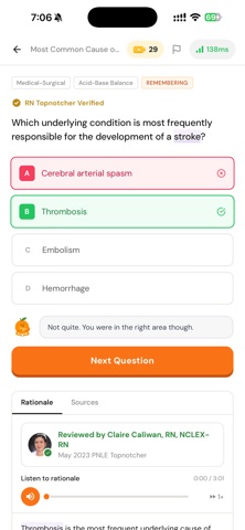 Tangerine Prep: PNLE Reviewer iPhone screenshot 3