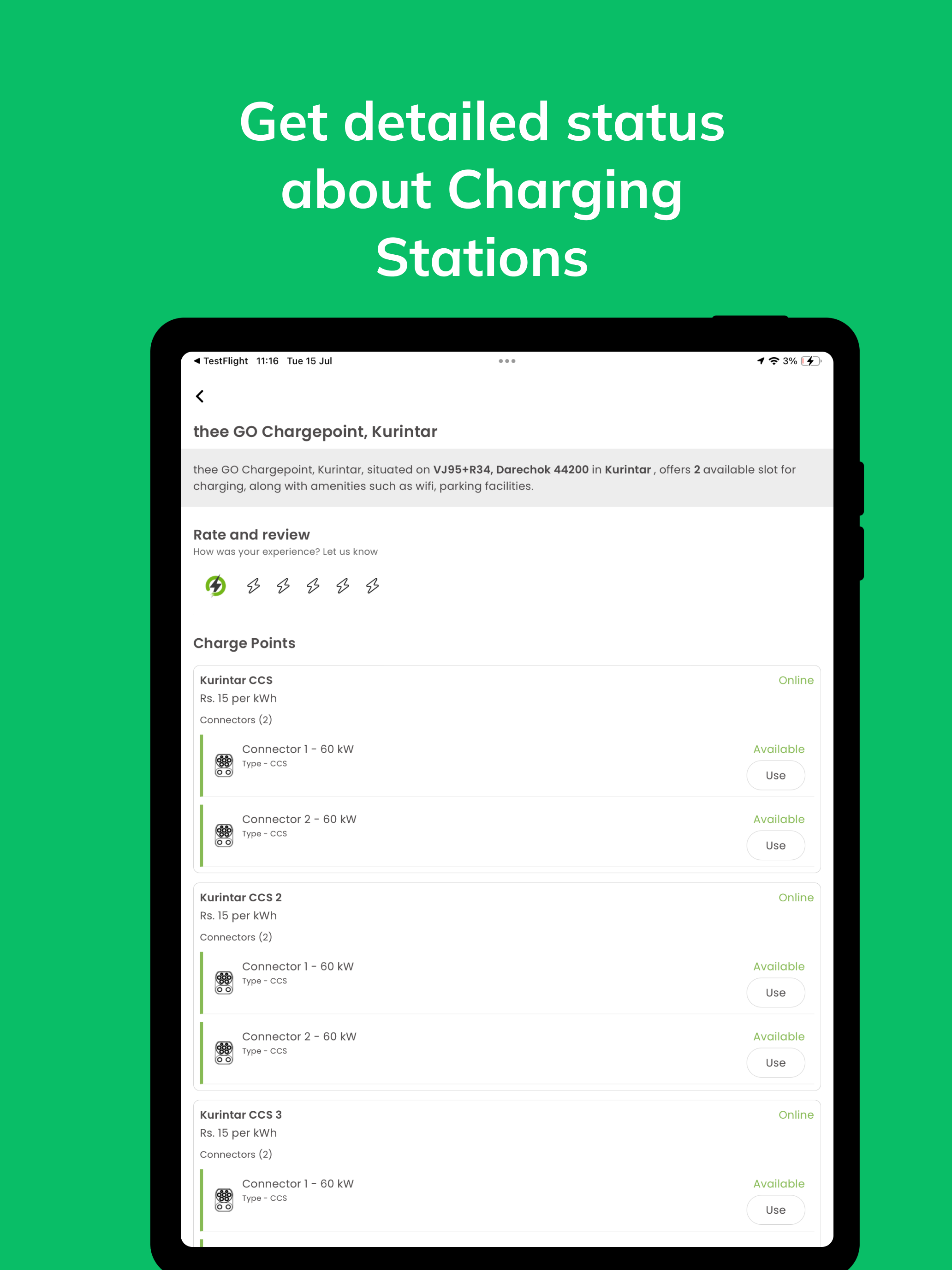 TheeGo Charge Point