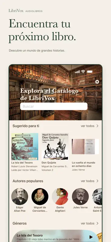 AudioLibros LibriVox screenshot 2 of 5
