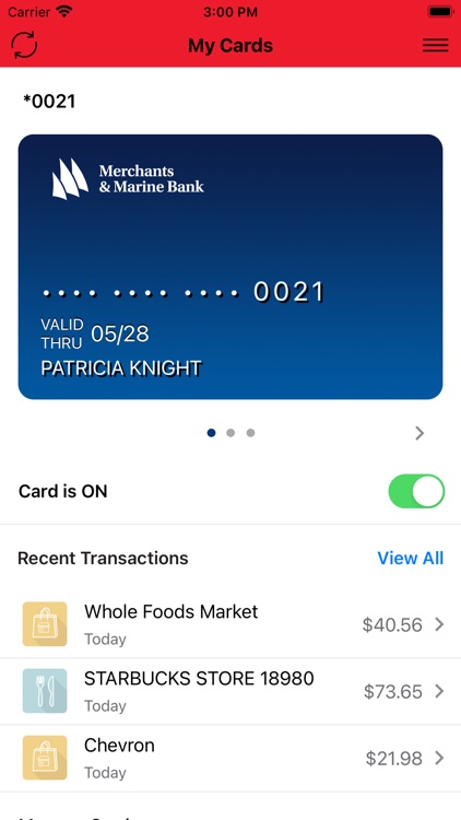 M&M Bank Card Protect