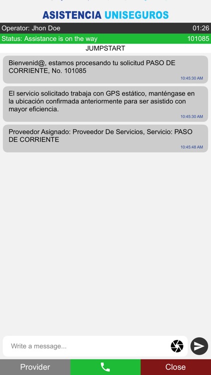 Uniseguros Assistance screenshot-3