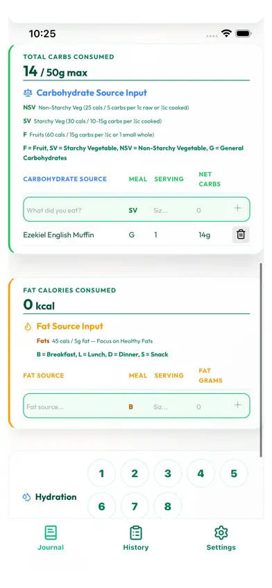 Fuel Tracker: Protein & Carbs screenshot 3