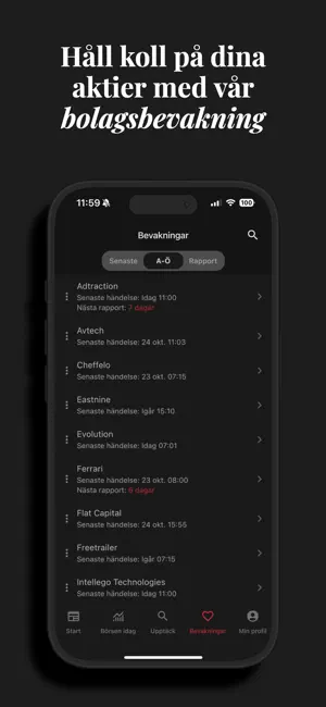 Börskollen: Aktier & Börsen iPhone screenshot 3