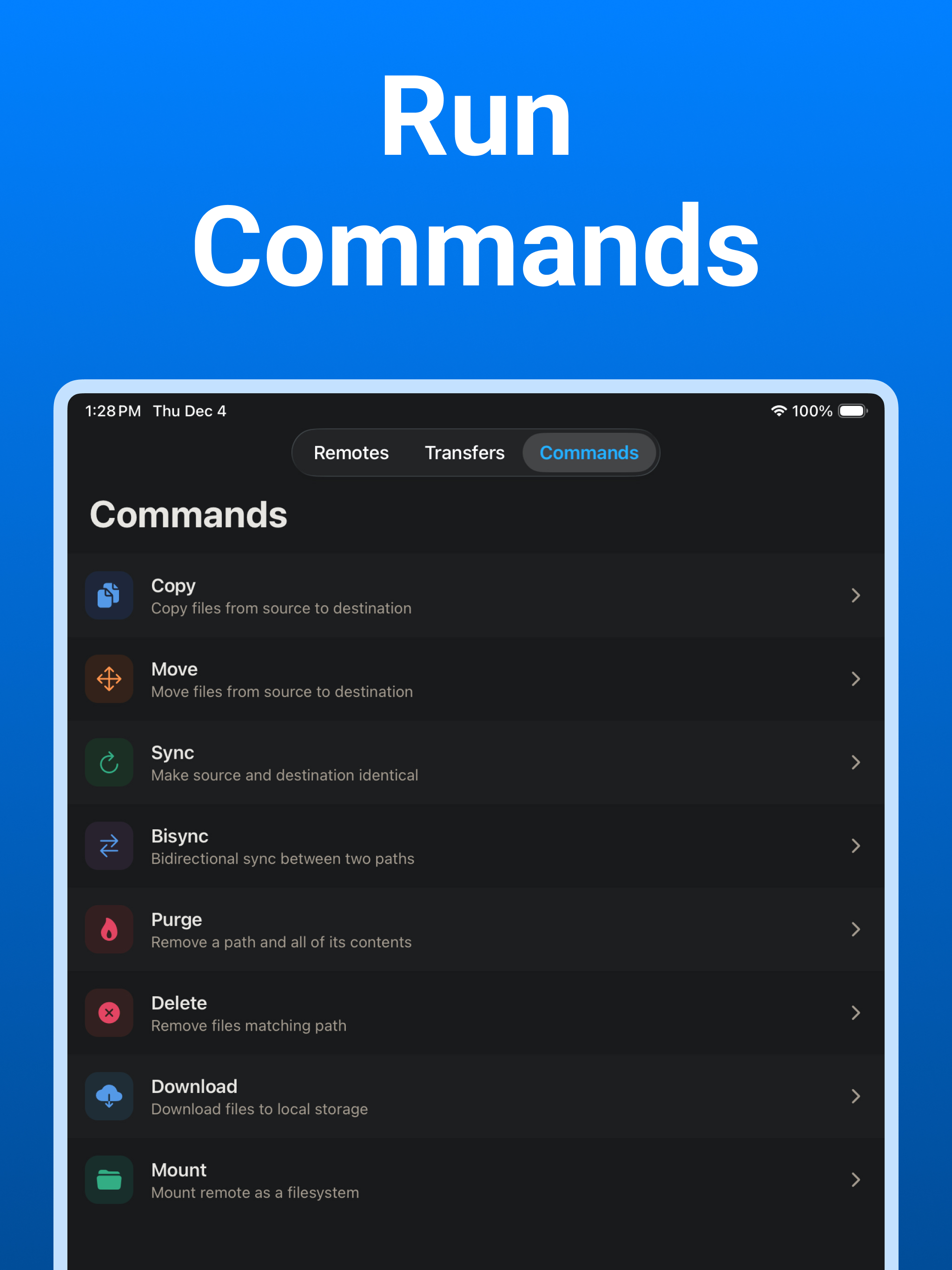 Rclone UI