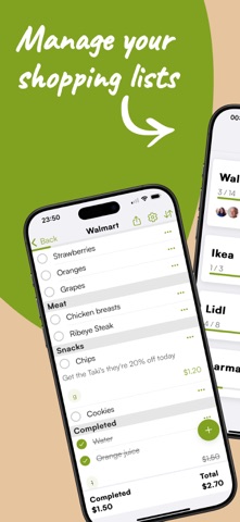 Grocery Buddy iPhone screenshot
