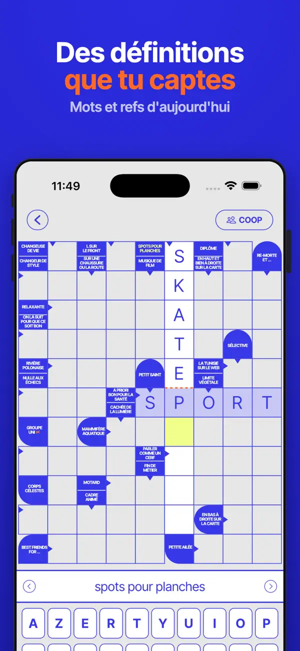Screenshot #1 pour OQP - Mots fléchés modernes