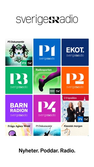 Screenshot #1 pour Sveriges Radio