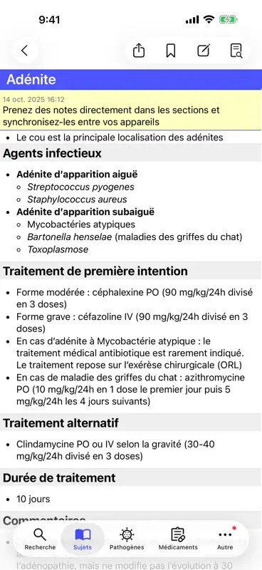 Antibiothérapie Pédiatrique screenshot 5 of 5