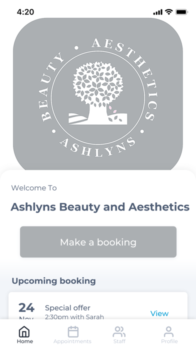 Screenshot #1 pour Ashlyns Beauty and Aesthetics