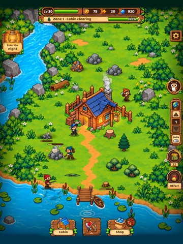 Lumberjack Life: Idle Forest iPad screenshot