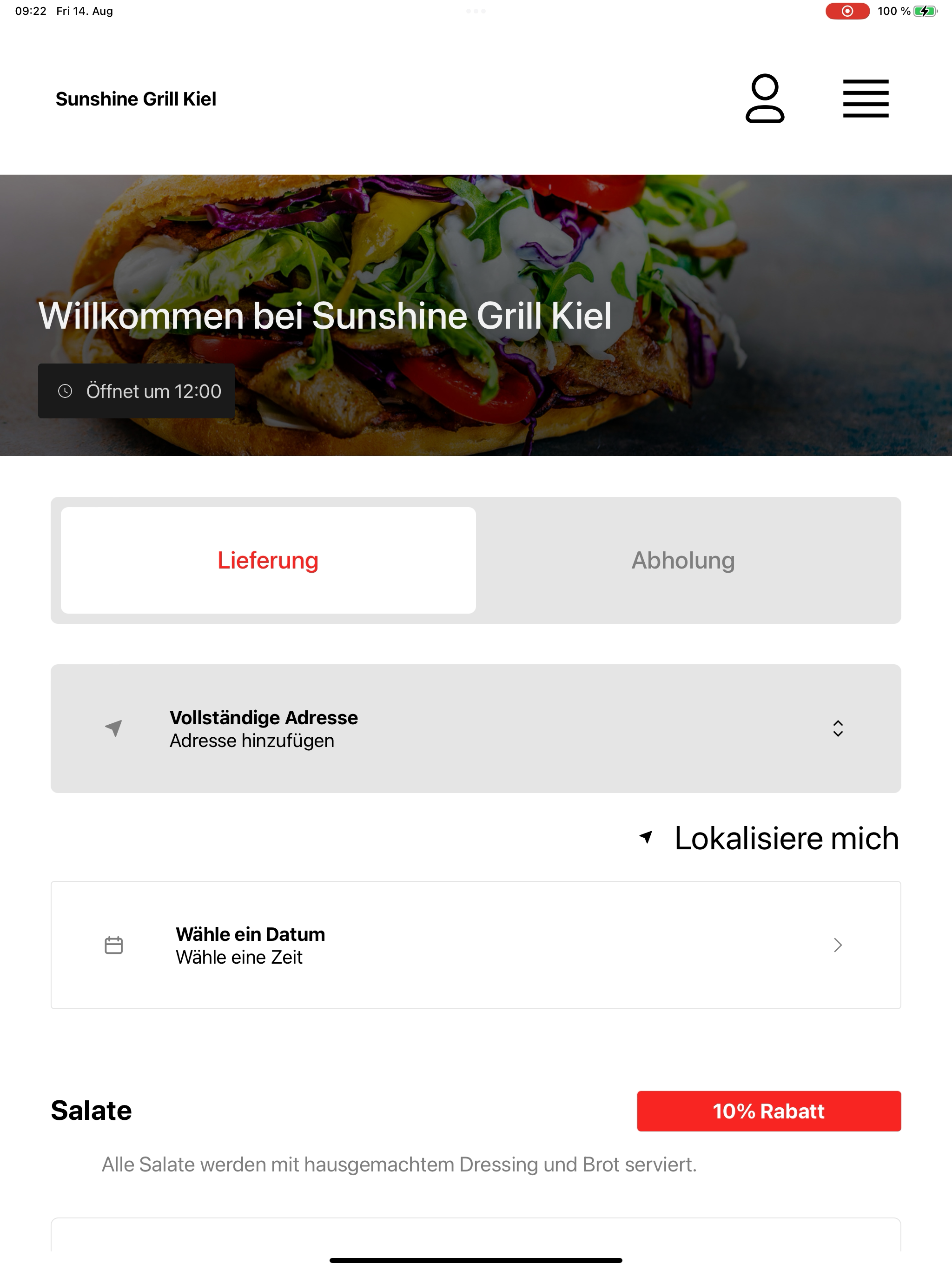 Sunshine Grill Kiel screenshot 6