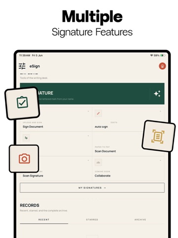 AI Signature Maker - eSign AI iPad screenshot