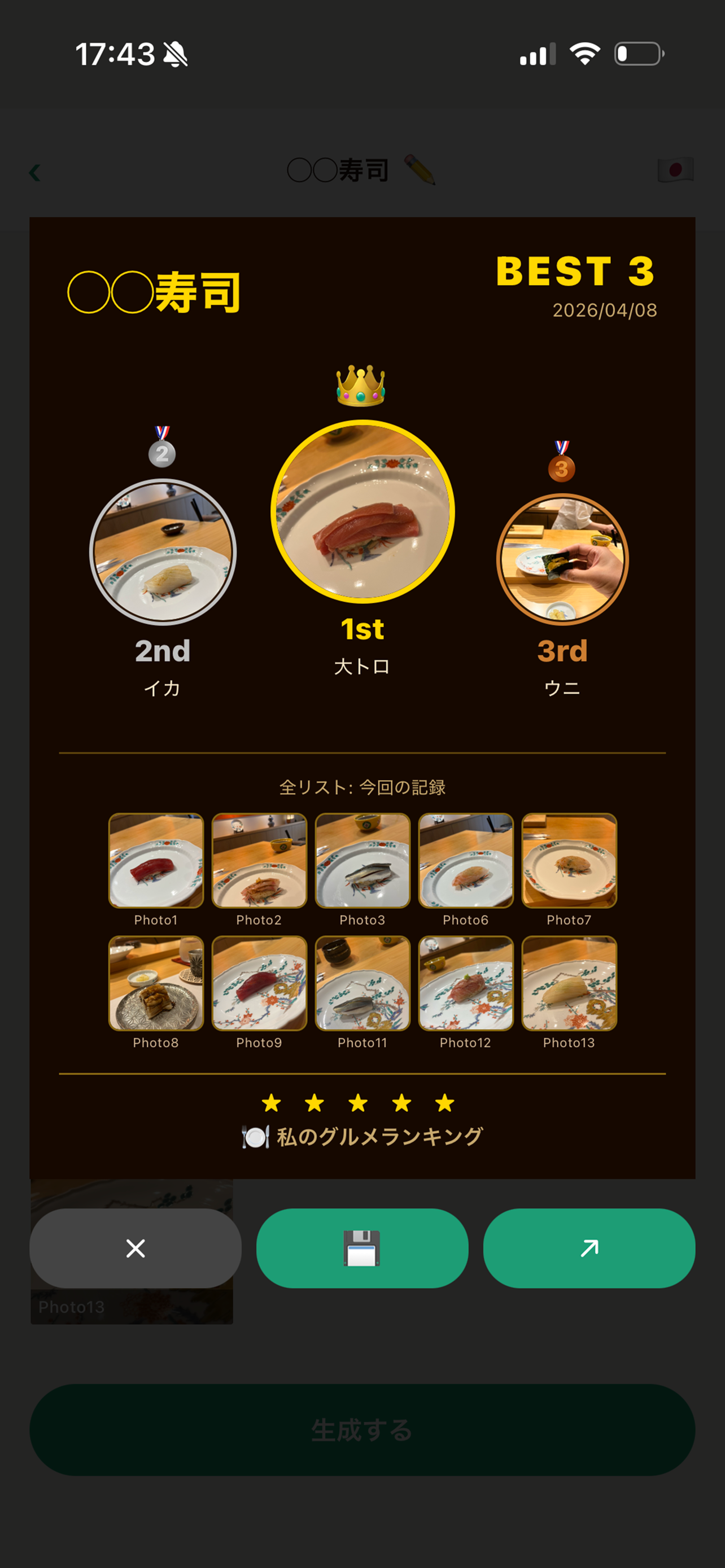 旅グルメランキング
