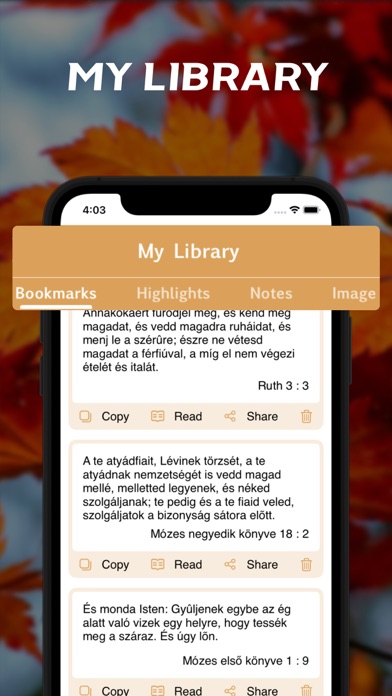 Hungarian Bible - offline Screenshot