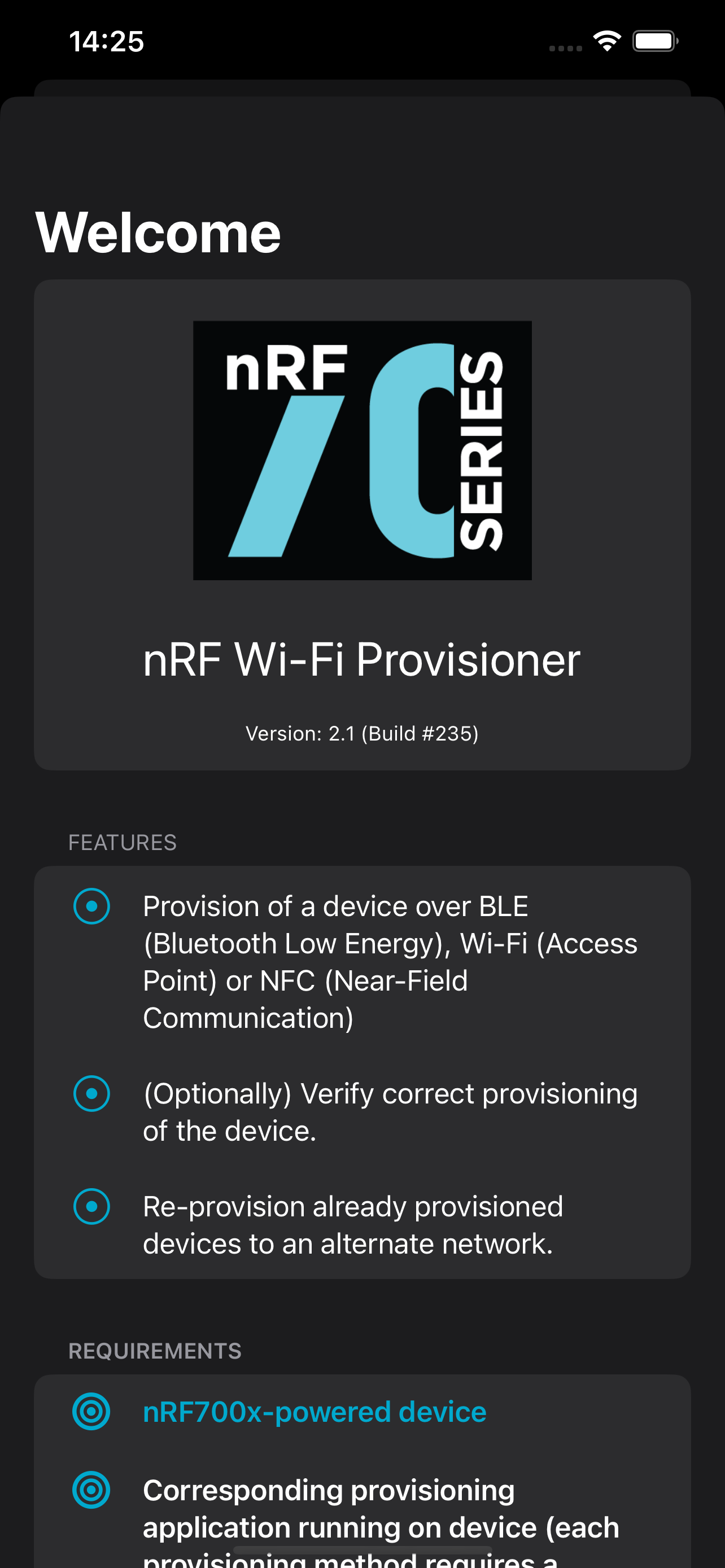 nRF Wi-Fi Provisioner