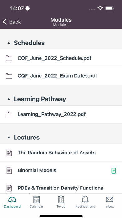 Fitch Learning Canvas Student iPhone screenshot 3 - Education app