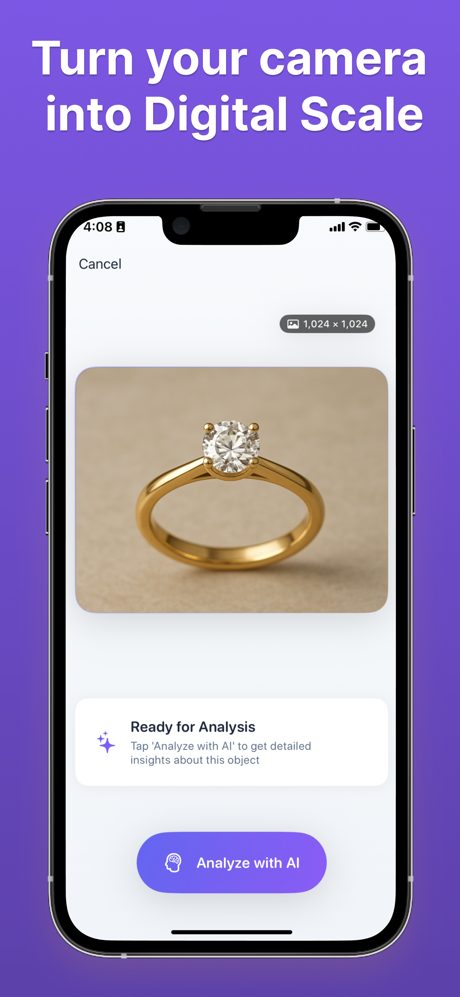 Scale For Weighing - GramLog screenshot 1