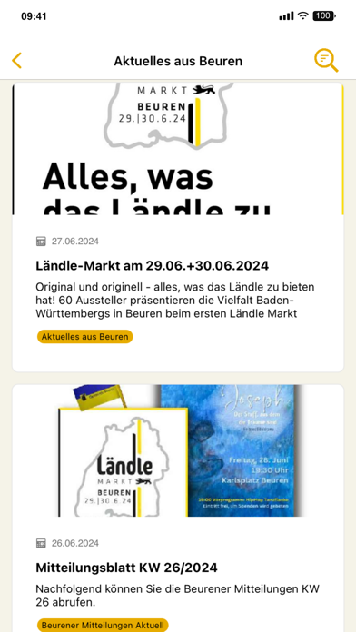 Gemeinde Beuren Screenshot