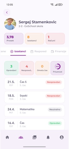 GoSchool RS screenshot