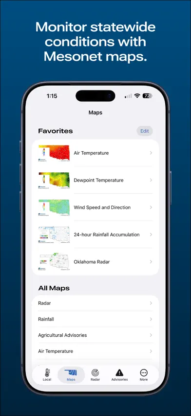 Mesonet screenshot 2