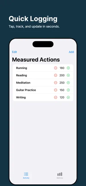 ActionMetrics screenshot 3