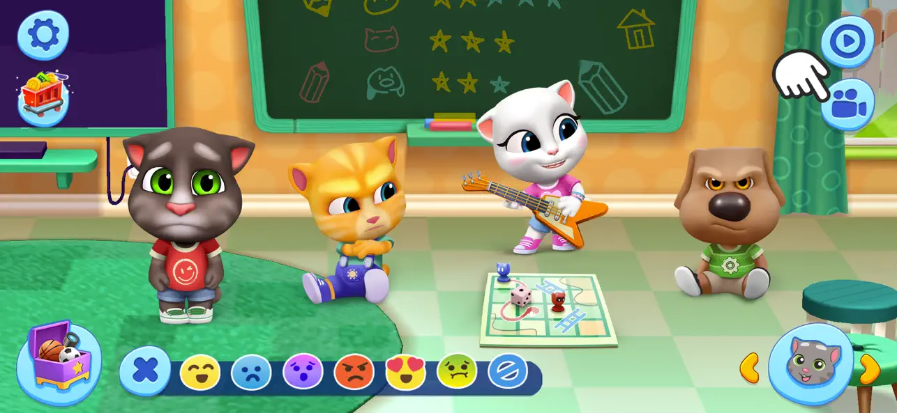 My Talking Tom Friends Hack screenshot 7 - game app interface
